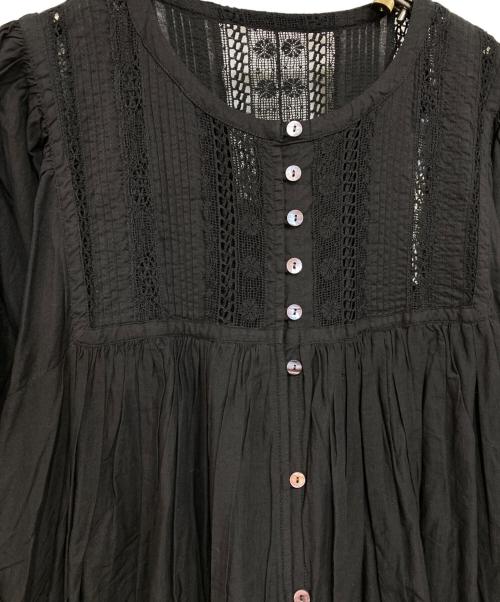 TSUHARU by samansa Mos2（ツハル バイ サマンサモスモス）TSUHARU by Samansa Mos2 (ツハル バイ サマンサモスモス) リバーレースワンピース ブラック サイズ:Fの古着・服飾アイテム