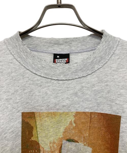 SCREEN STARS BEST（スクリーンズスターズベスト）SCREEN STARS BEST (スクリーンズスターズベスト) カートコバーン プリントダメージスウェット グレー サイズ:Mの古着・服飾アイテム