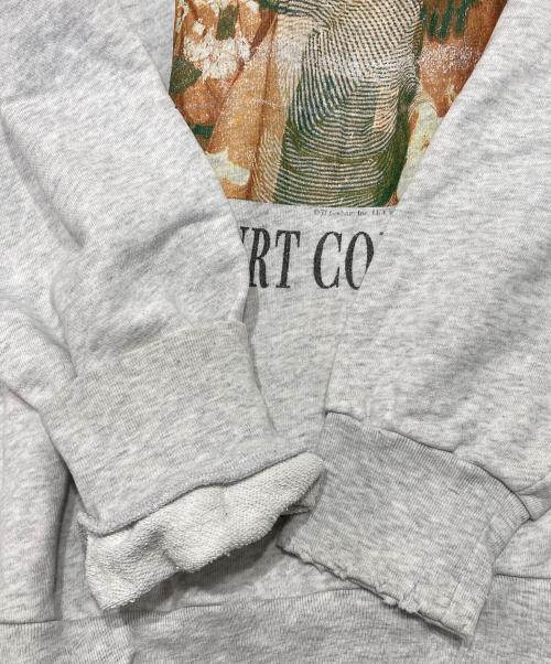 SCREEN STARS BEST（スクリーンズスターズベスト）SCREEN STARS BEST (スクリーンズスターズベスト) カートコバーン プリントダメージスウェット グレー サイズ:Mの古着・服飾アイテム