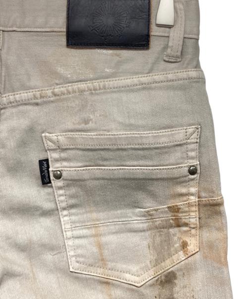 TORNADO MART（トルネードマート）TORNADO MART (トルネードマート) コーティングペイントデニム ベージュ サイズ:Sの古着・服飾アイテム