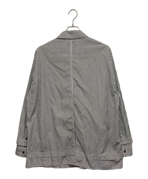 UNITED TOKYO（ユナイテッドトーキョー）UNITED TOKYO (ユナイテッドトーキョー) コットンレイヤードシャツ ホワイト×ブラック サイズ:1の古着・服飾アイテム