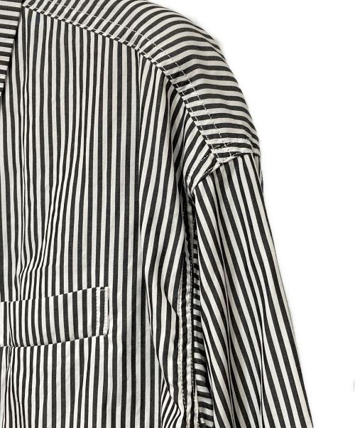 UNITED TOKYO（ユナイテッドトーキョー）UNITED TOKYO (ユナイテッドトーキョー) コットンレイヤードシャツ ホワイト×ブラック サイズ:1の古着・服飾アイテム