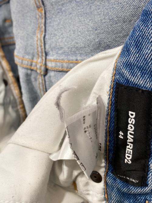 DSQUARED2（ディースクエアード）DSQUARED2 (ディースクエアード) SKATER JEAN デニムパンツ ブルー サイズ:44の古着・服飾アイテム