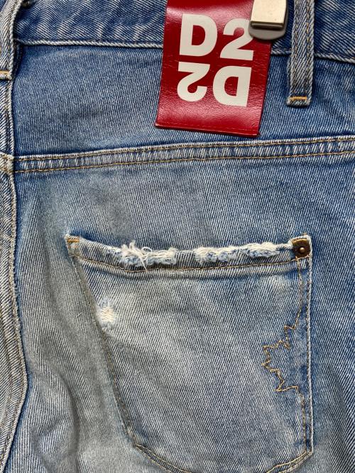 DSQUARED2（ディースクエアード）DSQUARED2 (ディースクエアード) SKATER JEAN デニムパンツ ブルー サイズ:44の古着・服飾アイテム