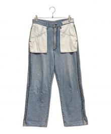 kurodenim（クロデニム）の古着「インサイドアウトデニムパンツ」｜ブルー