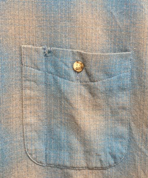 PENDLETON（ペンドルトン）PENDLETON (ペンドルトン) TRAIL SHIRT エルボーパッチオンブレチェックシャツ ブルー サイズ:Mの古着・服飾アイテム