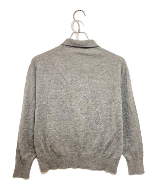 Burberry's（バーバリー）Burberry's (バーバリーズ) 90s ウール ニット ポロシャツ グレー サイズ:MAの古着・服飾アイテム