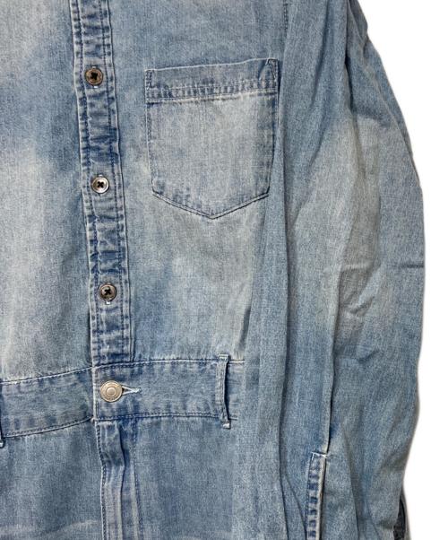RIVE DROITE（リヴドロワ）RIVE DROITE (リヴドロワ) デニムシャツワンピース ブルー サイズ:36の古着・服飾アイテム