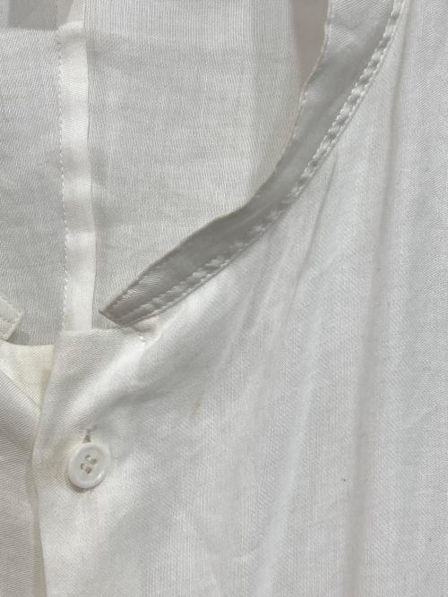 Y's（ワイズ）Y's (ワイズ) スタンドカラースリーブギャザーシャツ ホワイト サイズ:1の古着・服飾アイテム