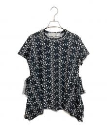 TAO COMME des GARCONS（タオ コムデギャルソン）の古着「綿天竺プリントTシャツ」｜ブラック