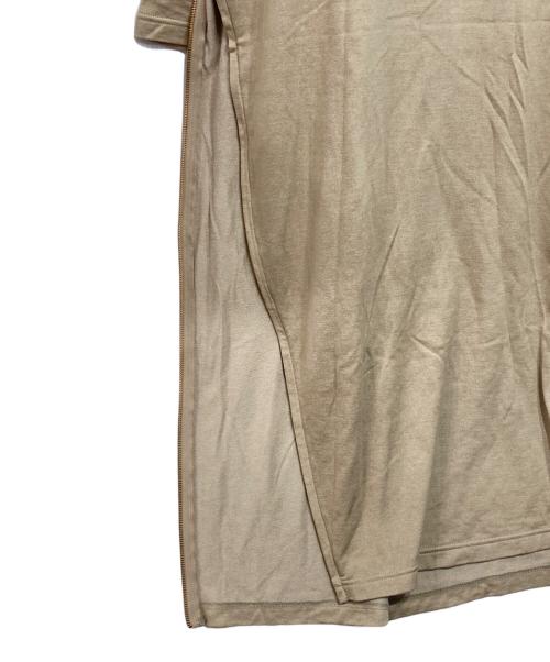 Americana（アメリカーナ）Americana (アメリカーナ) ハイネックサイドZIPロングスウェット ベージュ サイズ:-の古着・服飾アイテム