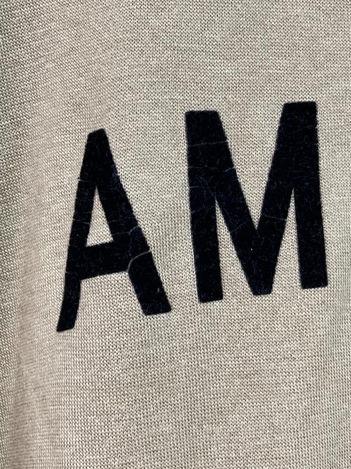 Americana（アメリカーナ）Americana (アメリカーナ) ハイネックサイドZIPロングスウェット ベージュ サイズ:-の古着・服飾アイテム