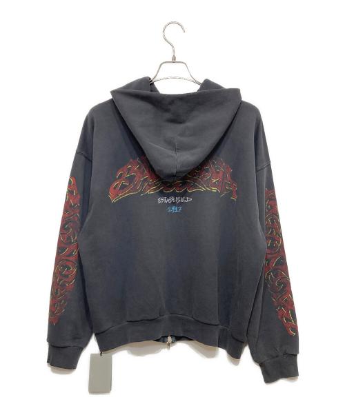 BALENCIAGA（バレンシアガ）BALENCIAGA (バレンシアガ) 23AW OFF SHORE ジップパーカー ブラック サイズ:XXSの古着・服飾アイテム