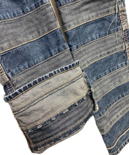 Hysteric Glamour（ヒステリックグラマー）Hysteric Glamour (ヒステリックグラマー) スクラッチフレアデニムパンツ インディゴ サイズ:25インチの古着・服飾アイテム