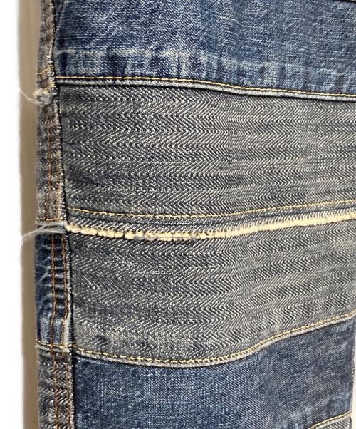 Hysteric Glamour（ヒステリックグラマー）Hysteric Glamour (ヒステリックグラマー) スクラッチフレアデニムパンツ インディゴ サイズ:25インチの古着・服飾アイテム