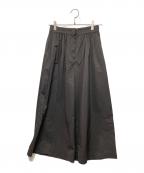 IENAイエナ）の古着「ギャザータックガウチョパンツ」｜ブラック