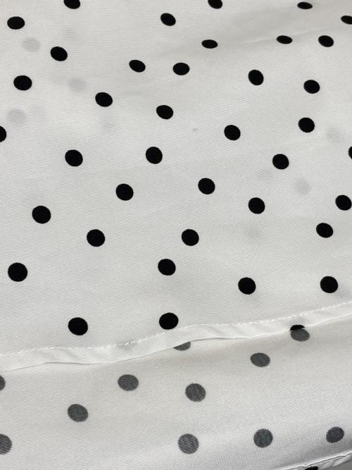 Bluelea（ブルレア）Bluelea (ブルレア) ドット柄パフスリーブブラウス ホワイト サイズ:Fの古着・服飾アイテム