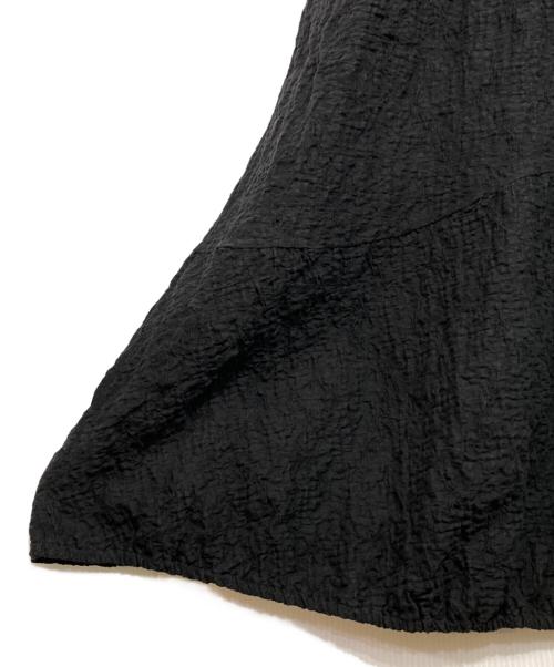 emmi（エミ）emmi (エミ) ワッシャーコットンワンピース ブラックの古着・服飾アイテム