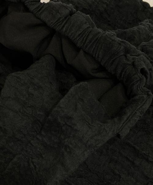 emmi（エミ）emmi (エミ) ワッシャーコットンワンピース ブラックの古着・服飾アイテム