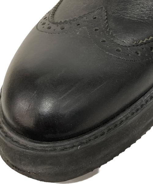 CABANE de ZUCCa（カバンドズッカ）CABANE de ZUCCa (カバンドズッカ) ウイングジップシューズ ブラック サイズ:Sの古着・服飾アイテム