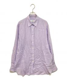 SLOBE IENA（スローブ イエナ）の古着「25SS リネンコットンレギュラーシャツ」｜パープル