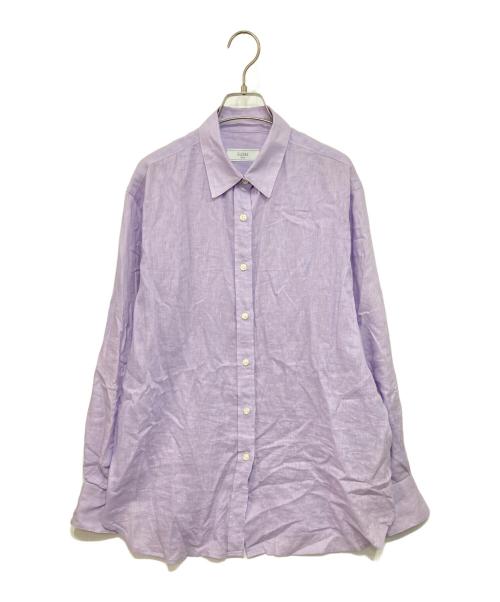 SLOBE IENA（スローブ イエナ）SLOBE IENA (スローブ イエナ) 25SS リネンコットンレギュラーシャツ パープル サイズ:-の古着・服飾アイテム