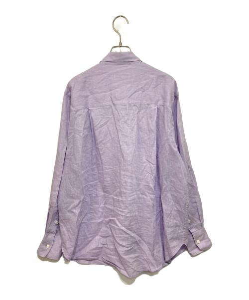 SLOBE IENA（スローブ イエナ）SLOBE IENA (スローブ イエナ) 25SS リネンコットンレギュラーシャツ パープル サイズ:-の古着・服飾アイテム
