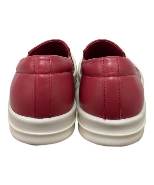 RICK OWENS（リックオウエンス）RICK OWENS (リックオウエンス) BOAT SNEAK レッド サイズ:37の古着・服飾アイテム