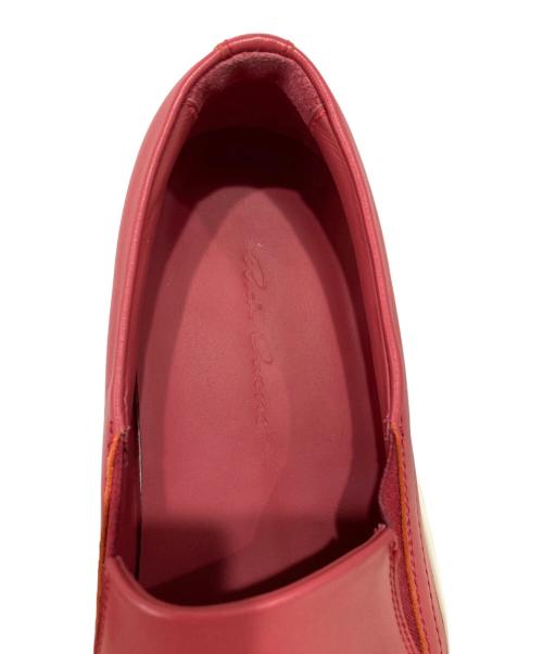 RICK OWENS（リックオウエンス）RICK OWENS (リックオウエンス) BOAT SNEAK レッド サイズ:37の古着・服飾アイテム