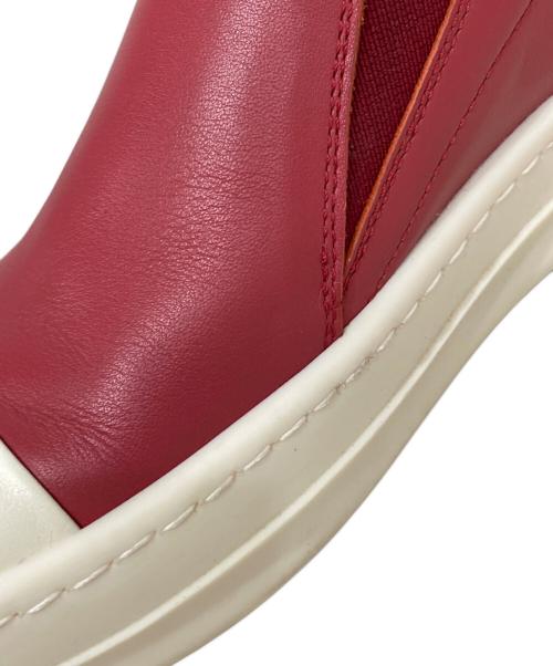 RICK OWENS（リックオウエンス）RICK OWENS (リックオウエンス) BOAT SNEAK レッド サイズ:37の古着・服飾アイテム