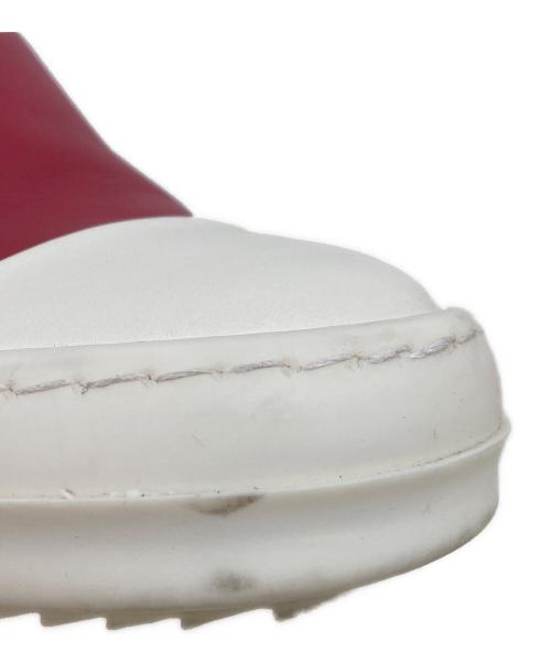 RICK OWENS（リックオウエンス）RICK OWENS (リックオウエンス) BOAT SNEAK レッド サイズ:37の古着・服飾アイテム