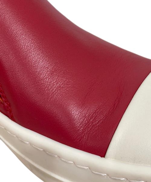 RICK OWENS（リックオウエンス）RICK OWENS (リックオウエンス) BOAT SNEAK レッド サイズ:37の古着・服飾アイテム