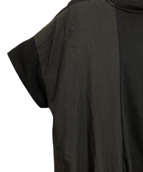 ZUCCA（ズッカ）ZUCCA (ズッカ) モダールドッキング ワンピース ブラック サイズ:Mの古着・服飾アイテム