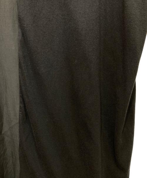 ZUCCA（ズッカ）ZUCCA (ズッカ) モダールドッキング ワンピース ブラック サイズ:Mの古着・服飾アイテム