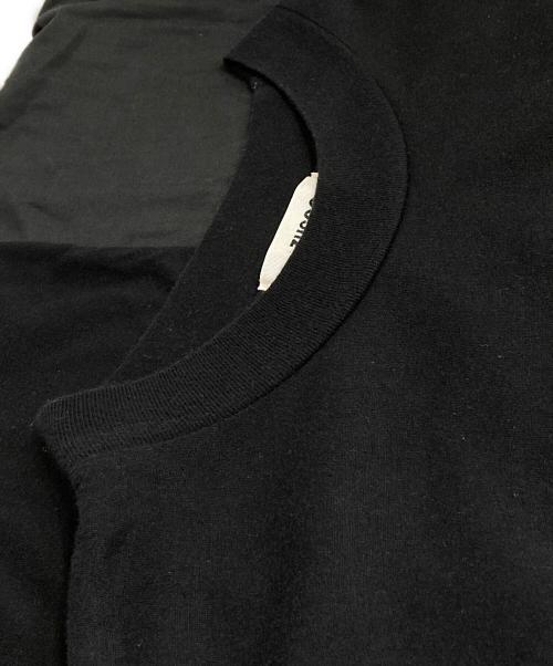 ZUCCA（ズッカ）ZUCCA (ズッカ) モダールドッキング ワンピース ブラック サイズ:Mの古着・服飾アイテム