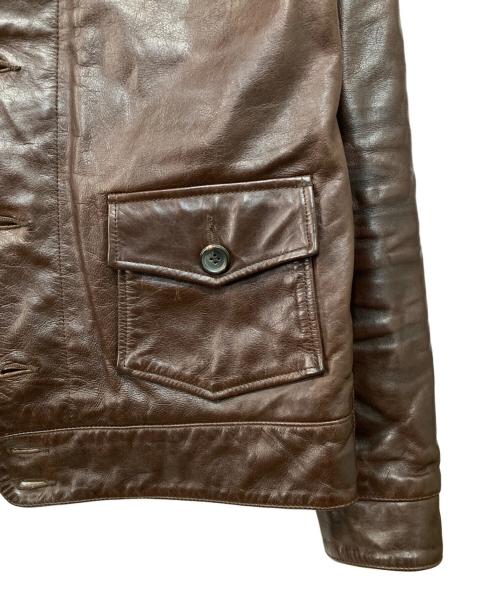 LEVI'S VINTAGE CLOTHING（リーバイス ビンテージ クロージング）LEVI'S VINTAGE CLOTHING (リーバイス ビンテージ クロージング) コサックレザージャケット ダークブラウン サイズ:Mの古着・服飾アイテム