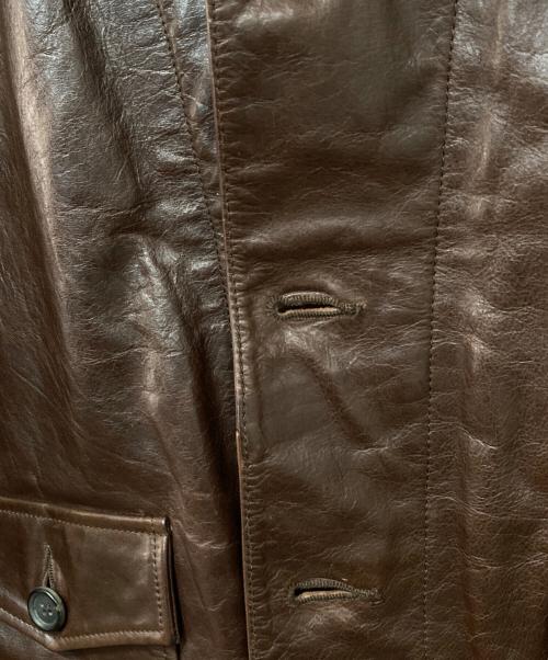 LEVI'S VINTAGE CLOTHING（リーバイス ビンテージ クロージング）LEVI'S VINTAGE CLOTHING (リーバイス ビンテージ クロージング) コサックレザージャケット ダークブラウン サイズ:Mの古着・服飾アイテム