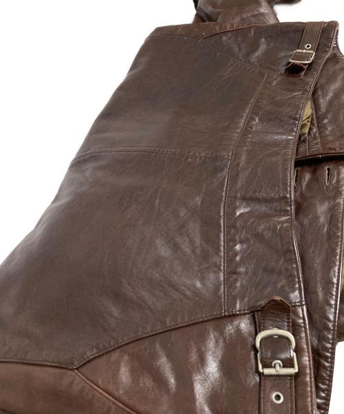 LEVI'S VINTAGE CLOTHING（リーバイス ビンテージ クロージング）LEVI'S VINTAGE CLOTHING (リーバイス ビンテージ クロージング) コサックレザージャケット ダークブラウン サイズ:Mの古着・服飾アイテム