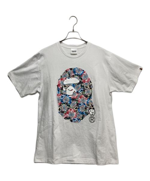 A BATHING APE（アベイシングエイプ）A BATHING APE (ア ベイシング エイプ) TAMAGOTCHI tee ホワイト サイズ:XLの古着・服飾アイテム