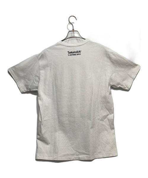 A BATHING APE（アベイシングエイプ）A BATHING APE (ア ベイシング エイプ) TAMAGOTCHI tee ホワイト サイズ:XLの古着・服飾アイテム