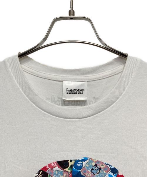 A BATHING APE（アベイシングエイプ）A BATHING APE (ア ベイシング エイプ) TAMAGOTCHI tee ホワイト サイズ:XLの古着・服飾アイテム