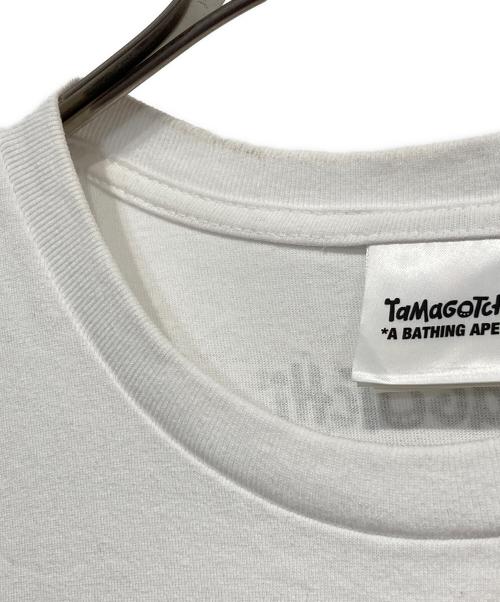 A BATHING APE（アベイシングエイプ）A BATHING APE (ア ベイシング エイプ) TAMAGOTCHI tee ホワイト サイズ:XLの古着・服飾アイテム