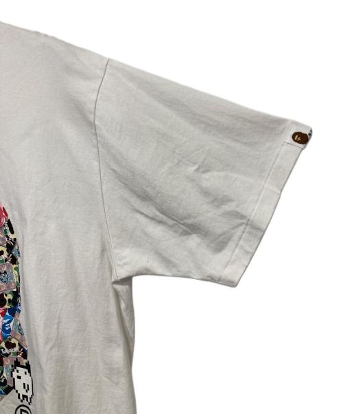 A BATHING APE（アベイシングエイプ）A BATHING APE (ア ベイシング エイプ) TAMAGOTCHI tee ホワイト サイズ:XLの古着・服飾アイテム