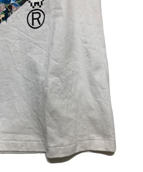 A BATHING APE（アベイシングエイプ）A BATHING APE (ア ベイシング エイプ) TAMAGOTCHI tee ホワイト サイズ:XLの古着・服飾アイテム