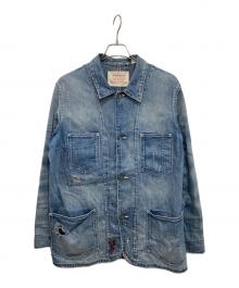 LEVI'S VINTAGE CLOTHING（リーバイス ビンテージ クロージング）の古着「Lot67ダメージ加工カバーオール」｜インディゴ