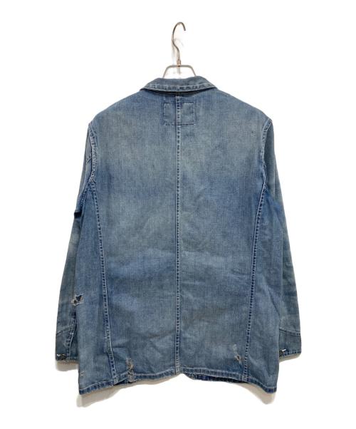 LEVI'S VINTAGE CLOTHING（リーバイス ビンテージ クロージング）LEVI'S VINTAGE CLOTHING (リーバイス ビンテージ クロージング) Lot67ダメージ加工カバーオール インディゴ サイズ:Mの古着・服飾アイテム