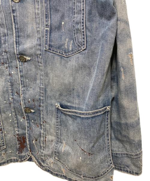 LEVI'S VINTAGE CLOTHING（リーバイス ビンテージ クロージング）LEVI'S VINTAGE CLOTHING (リーバイス ビンテージ クロージング) Lot67ダメージ加工カバーオール インディゴ サイズ:Mの古着・服飾アイテム