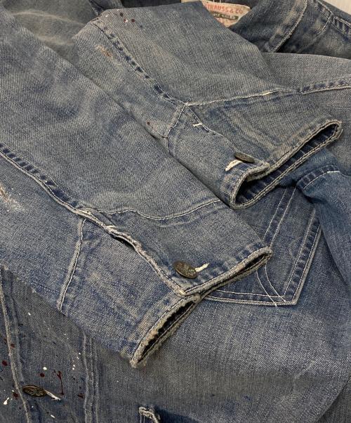 LEVI'S VINTAGE CLOTHING（リーバイス ビンテージ クロージング）LEVI'S VINTAGE CLOTHING (リーバイス ビンテージ クロージング) Lot67ダメージ加工カバーオール インディゴ サイズ:Mの古着・服飾アイテム