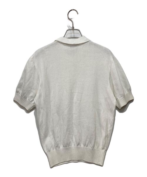 Christian Dior Sports（クリスチャン ディオールスポーツ）Christian Dior Sports (クリスチャン ディオールスポーツ) ニットポロシャツ ホワイト サイズ:Lの古着・服飾アイテム