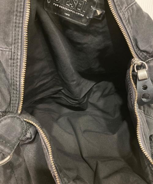 DIESEL（ディーゼル）DIESEL (ディーゼル) 2WAYバッグ ブラックの古着・服飾アイテム